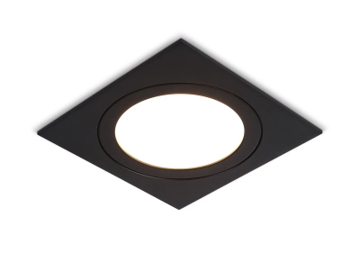 Светильник встраиваемый TN51825 BK черный GX53 max 15W 110*110*39