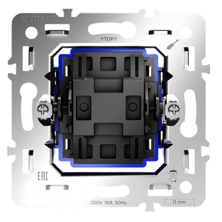VLS0105M Механизм перекрестного переключателя одноклавишного 10А, S70. (ТМ Maytoni)