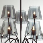 6570/9C MODERNI LN25 черный/дымчатый/металл/стекло Люстра потолочная G9 9*20W 220V SMOKY