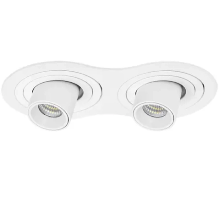 i626162 Светильник INTERO TUBO LED 7W*2 360LM*2 60G БЕЛЫЙ 3000K (217626+217162+217162)
