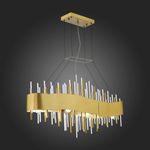 SL1633.213.08 Люстра подвесная ST-Luce Матовое золото/Матовое золото,Прозрачный E14 8*40W