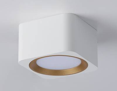 Светильник накладной TN70831 WH/GD белый/золото GX53 max 12W 96*96*60