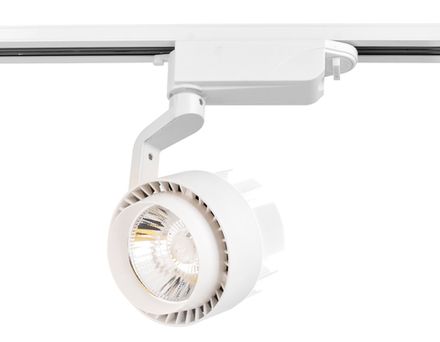 Трековый однофазный светодиодный светильник GL6103 WH белый LED 10W 4200K 24°