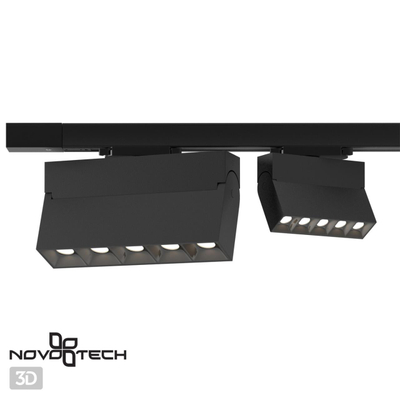358327 PORT NT19 318 черный Трехфазный трековый свтильник IP33 LED 4000К 13W 110-265V EOS