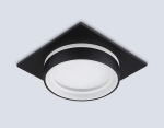 Светильник встраиваемый TN6710 BK черный IP44 GX53 max 15W 105*105*45