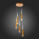 SLE200103-05 Светильник подвесной Золотистый/Золотистый, Белый LED 5*7W 3000K