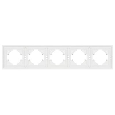 Рамка пластиковая FRM-TENDO-SFPL-5-WH (Arlight, -)