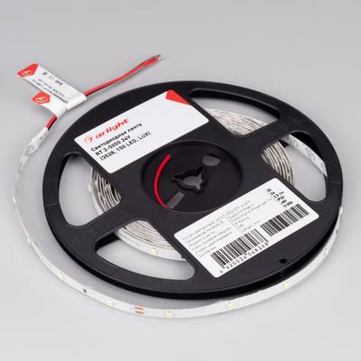 Лента RT 2-5000 24V Cool 8K 0.5x (3528, 150 LED, LUX) (Arlight, 2.9 Вт/м, IP20)