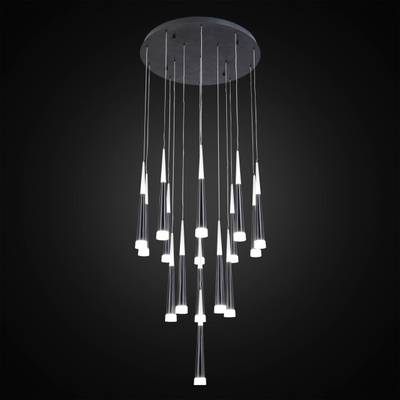 Citilux Вегас CL227161 LED Люстра каскадная Чёрная