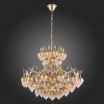 SL659.303.06 Люстра подвесная ST-Luce Золотистый/Золотистый E14 6*40W