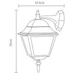 Уличный настенный светильник Arte Lamp BREMEN A1012AL-1BK, 1хE27