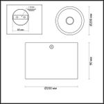 6669/1CL HIGHTECH ODL19 357 черный с золотым фоль-м Потолочной накладной светильник LED GU10 1*7W 220V GLASGOW (вместо 3878/1CL)