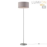 8251/2F MODERNI LN25 000  никель/серый, металл/текстиль Торшер Е27 2*60W 220V NIKKI