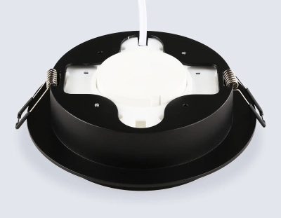 Светильник встраиваемый TU5015 BK черный IP20 GX70 D150*45