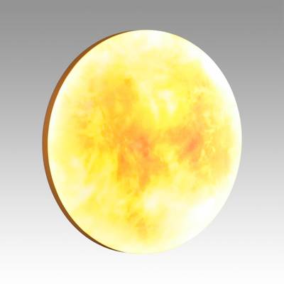 7726/DL PALE SN 72 Светильник пластик/мульти LED 48Вт 3000-6000К D375 IP43 пульт ДУ SUN