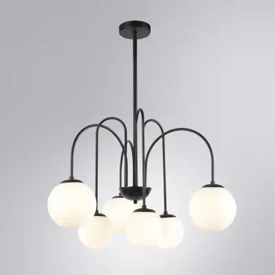 Люстра на штанге Arte Lamp MEBSUTA A1675LM-6BK, 6хE14