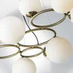 815091 Люстра GLOBO 9х40W G9 ЛАТУНЬ Lightstar