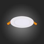 ST209.538.06 Св-к встр. Белый LED 1*6W 3000K 330Lm Ra80 110° IP20 D120xH8 90-265V