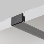 Заглушка для накладного/встраиваемого шинопровода, 2 шт. Basity, черный, TRA172EC-12B. TM Maytoni