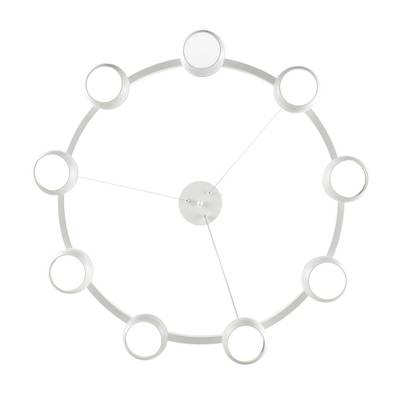 8254/9 COMFI LN25 белый металл Светильник подвесной LED GX53 8*7W 220V LUAZANA