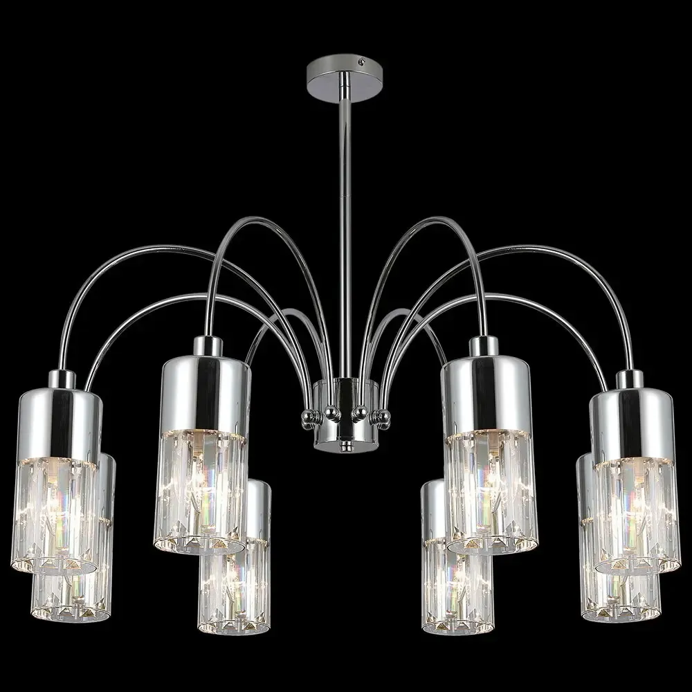 IL0113-8C-79 CR светильник потолочный ILLUMICO, E14х8 IL0113-8C-79 CR светильник потолочный ILLUMICO, E14х8