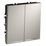 VLS020403 Проходной переключатель встраиваемый VOLTUM S70 двухклавишный с подсветкой 10А, (кашемир) (ТМ Maytoni)