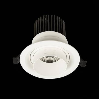 ST701.548.12 Св-к встр. Zoom Белый LED 1*12W 4000K 960Lm Ra90 15°-60° IP20 D115xH95 170-240V
