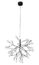 Светильник подвесной Crystal Lux EVITA SP36 BLACK/TRANSPARENT 1690/236