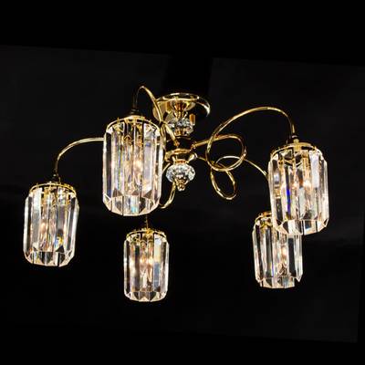 Citilux Синди CL330152 Люстра хрустальная Золото