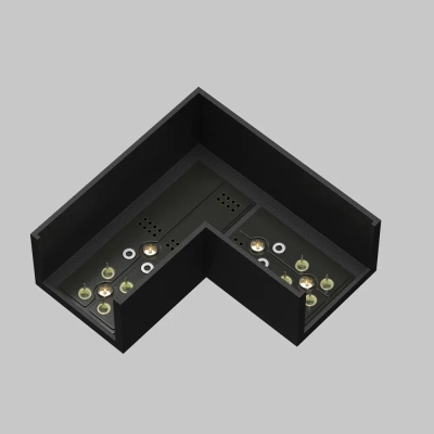Коннектор питания угловой Elasity, TRA160CL-11B. TM Maytoni