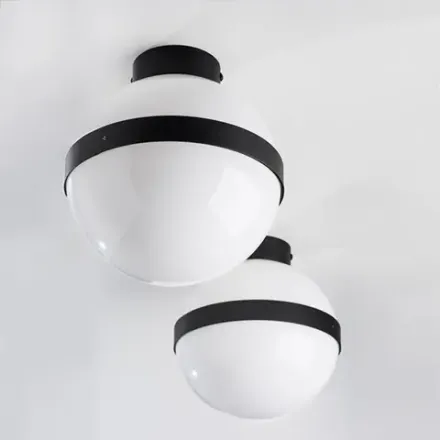 812117 Люстра GLOBO 1х40W E14 matt black/white Lightstar