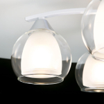 Citilux Кристи CL152150 Люстра потолочная Белая Хром