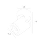 Спот Arte Lamp LIBRA A3316PL-1BK, 1хGU10
