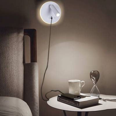 86203-9.2-001KT LED12W+USB WT светильник настенный