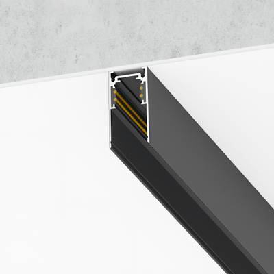 ST003.439.00 Шинопровод магнитный накладной ST-Luce Черный Длина 3 000мм