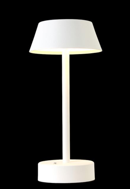 Аккумуляторная настольная лампа Crystal Lux SANTA LG1 WHITE 3660/501