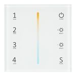 Панель Sens SMART-P38-MIX White (230V, 4 зоны, 2.4G) (Arlight, IP20 Пластик, 5 лет)