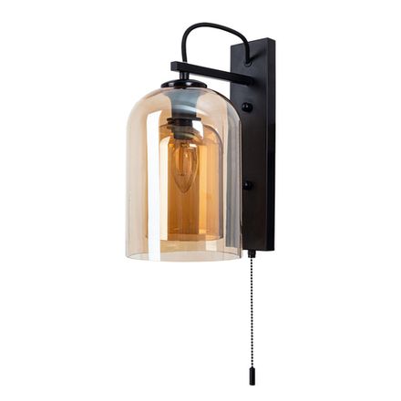 Бра Arte Lamp PAIO A7015AP-1BK, 1хE14