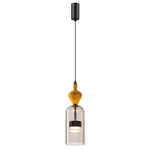 5046/12LB L-VISION ODL24 369 черный/светл.коричневый/металл/стекло/керамика Подвес LED 12W 4000К 1400Лм PALLETA