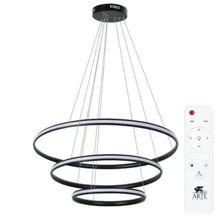 Подвесная люстра Arte Lamp MERIDIANA A2198SP-3BK, 1хLED