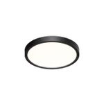 7660/18L MITRA LED SN 54 Светильник пластик/белый/черный LED 18Вт 3000/4000K D230 IP40 ALFA BLACK