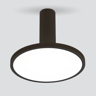 Накладной светодиодный светильник Brain 12W 4200K черный DLS029