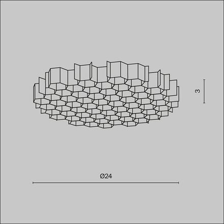 Светофильтр HoneyComb ⌀24мм, HoneyComb-D24. TM Maytoni