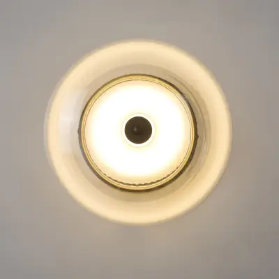612017 Люстра PALERMO 8W LED 350LM G ЧЕРНЫЙ/ПРОЗРАЧНЫЙ 3000K Lightstar