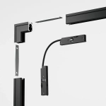 Mini Magnetic Коннектор угловой внутренний для накладного шинопровода черный 85180/00