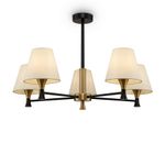 Люстра Perfetto FR5098PL-05BBS, E14х5. TM Maytoni