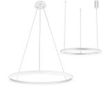 08228,01A(4000K) Подвес Тор белый d100 h150 Led 56W (4000K) 2 вида крепления, диммируемый, с пультом ДУ