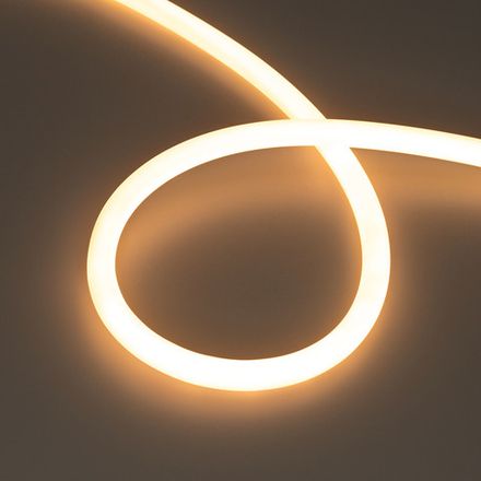 Светодиодная лента герметичная MOONLIGHT-TOP-M560-D13mm 24V Warm2300 360deg (8.6 W/m, IP65, 5m, wire x1) (Arlight, Вывод кабеля прямой)