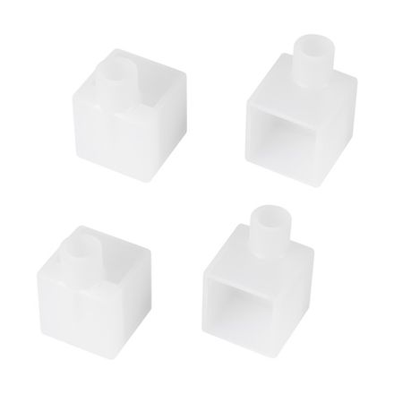 Заглушка WPH-FLEX-1616-90 WHITE с отверстием  (Arlight, Пластик)