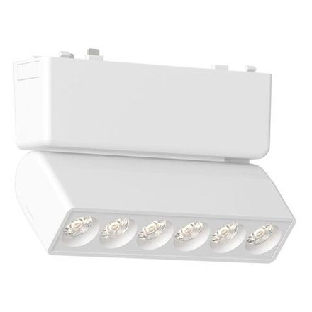 ST675.546.06 Магнитный трековый светильник Белый LED 1*6W 4000K 360Lm Ra&gt;90 &gt;90 IP20 L122xW26xH83 48V